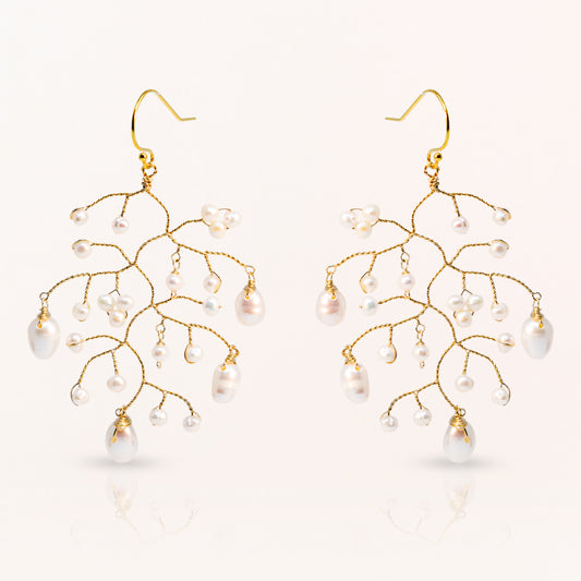 Pearl Branch Earrings