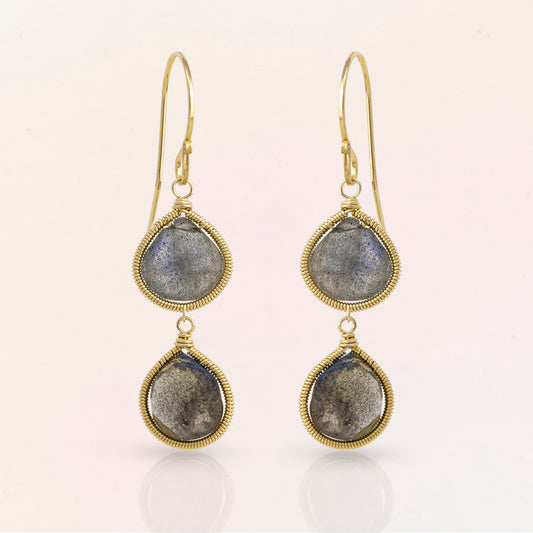 Labradorite Drop Earrings