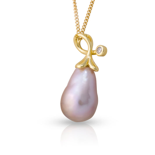 Baroque Pearl Pendant South China Genuine Pearl